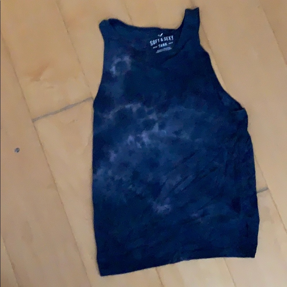 Blue tank